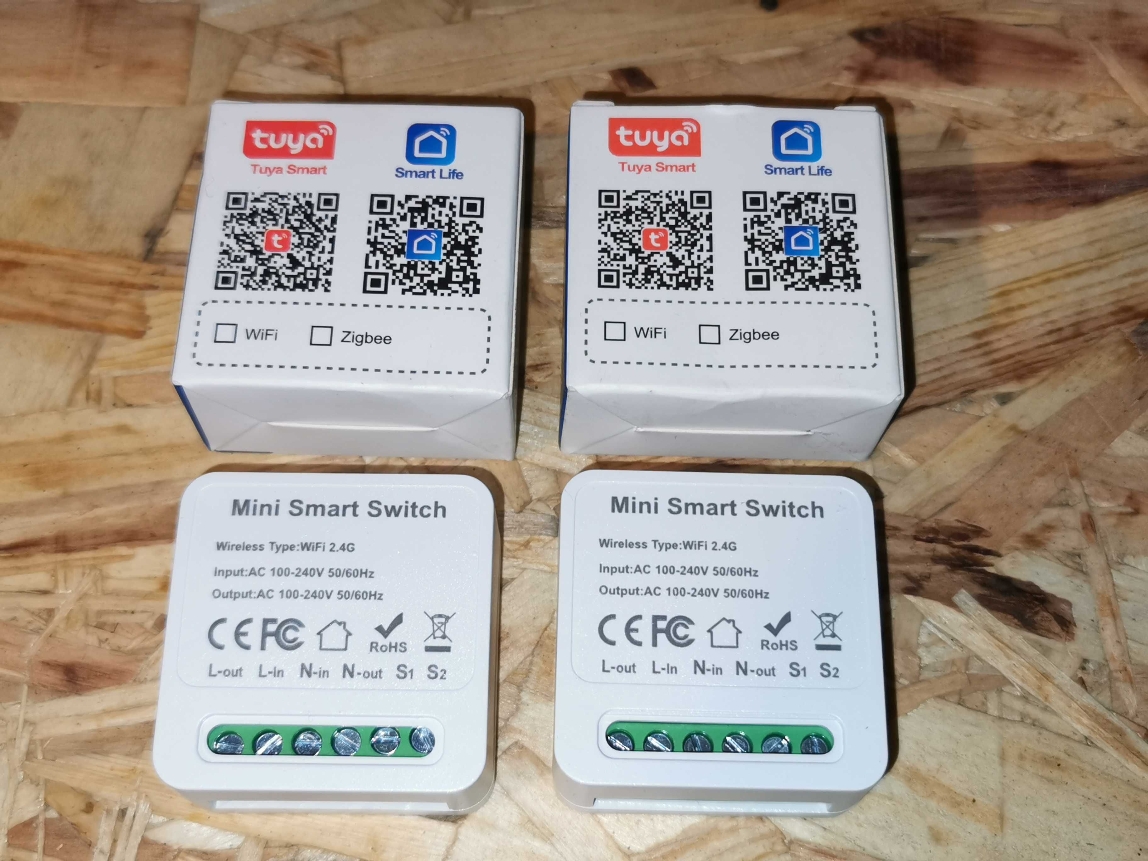 Bezprzewodowy włącznik Smart switch WiFi Tuya lub Smart life, + Bonus
