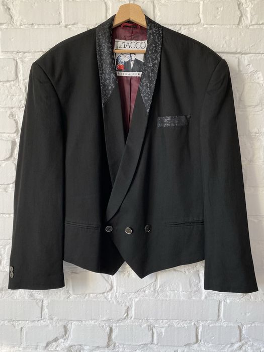 Wyjątkowa marynarka wieczorowa vintage TZIACCO lata 80te