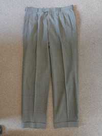 Spodnie męskie z materiału od garnituru rozmiar XXL kolor szary