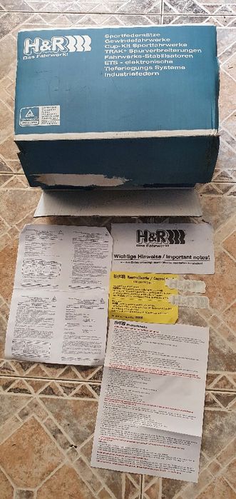 Пружины H&R с занижением для BMW X6 F16 35i Xdrive, 30d Xdrive, 40d Xd