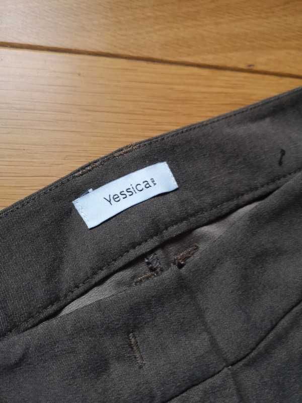 Yessica C&A spodnie eleganckie brąz r. 46