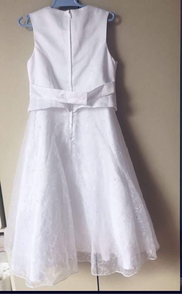 Elegancka sukienka komunijna wizytowa Bonnie Jean Usa ślub balowa