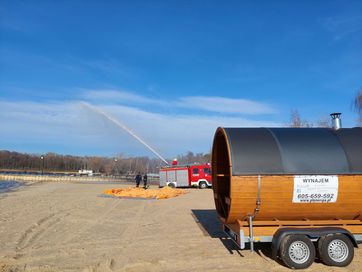 Sauna, balia, pojemnik do schładzania, mobilnie, Wielkopolska wynajem