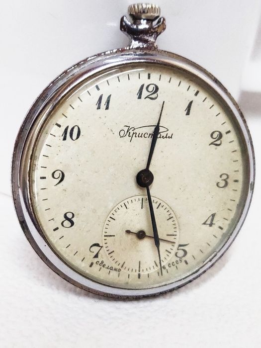Часы карманные кристалл, 1962 год,ссср.
