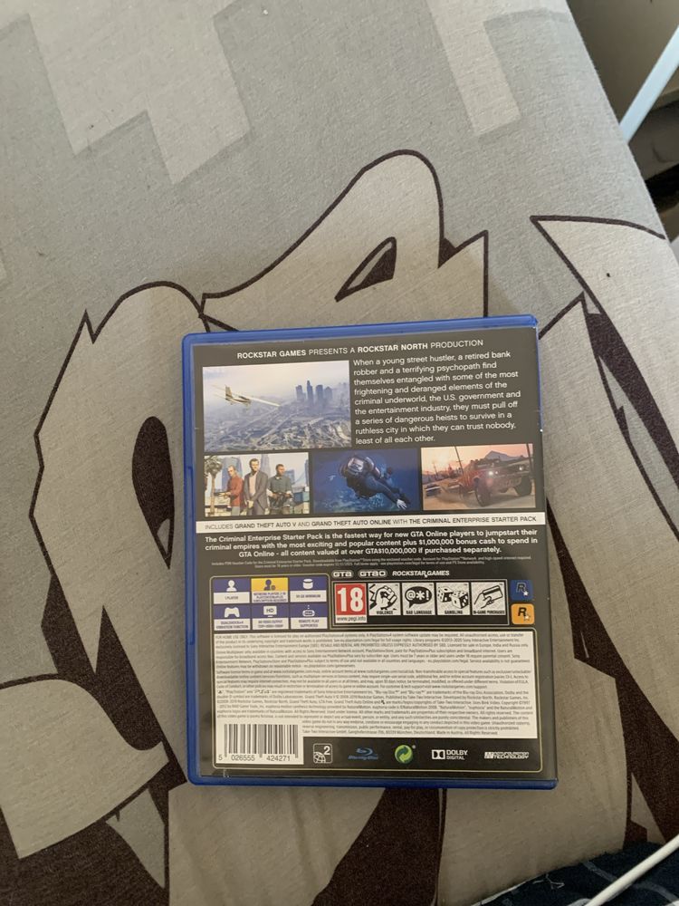 cd GTA V premium edition ps4