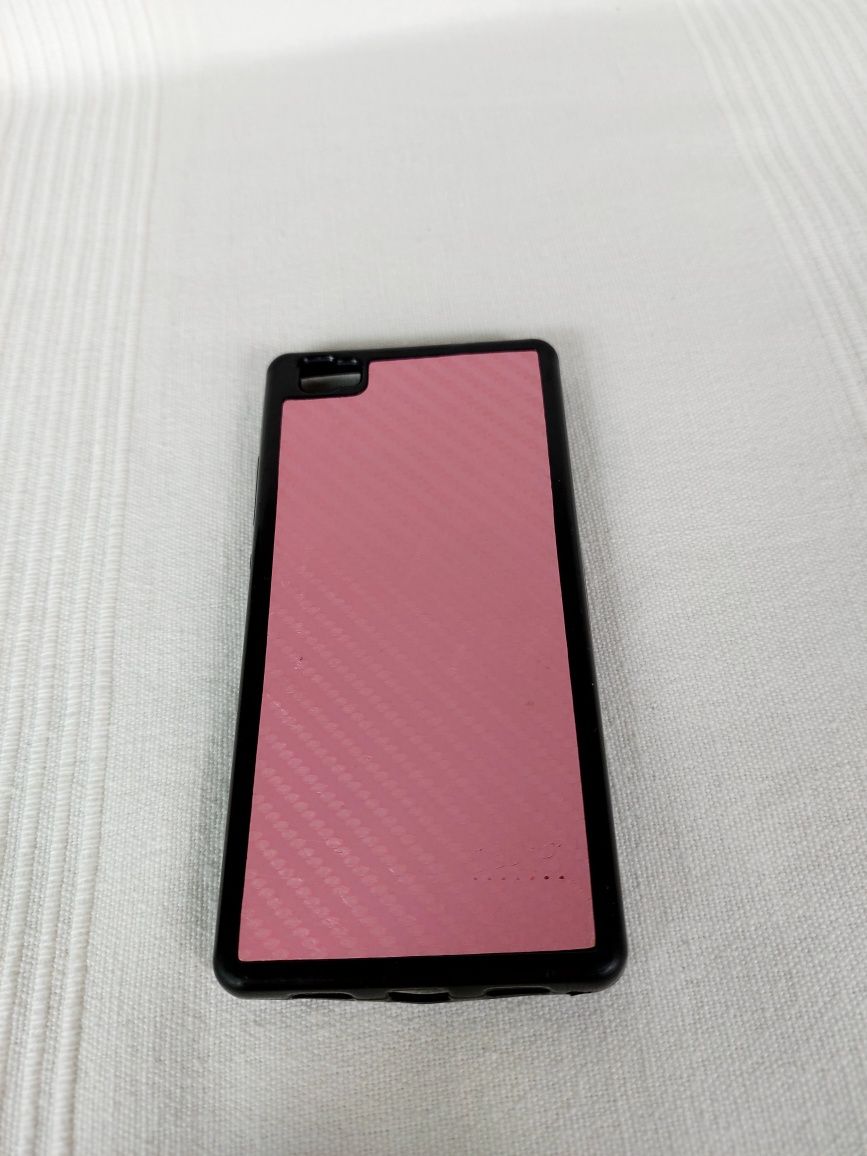 Różowe Damskie Silikonowe Elastyczn Etui Case do Huawei p8 lite