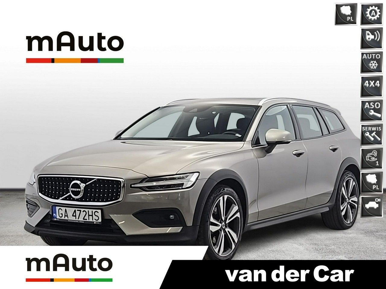 Volvo V60 Cross Country CC Plus B4 D AWD ! Z Polskiego Salonu ! Faktura Vat !
