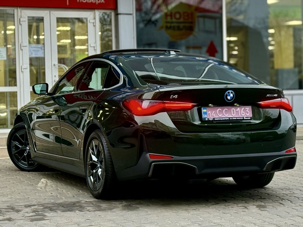 BMW i4 2024 запас хода 550 км