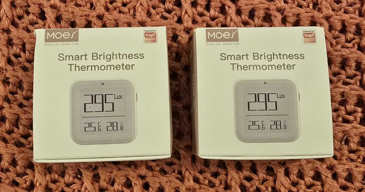 Sensor ZigBee de Temperatura/Humidade/Luminosidade da MOES