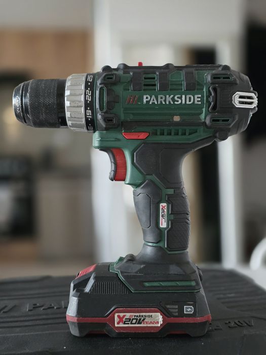 Wkrętarko-wiertarka akumulatorowa Parkside PABS 20-Li D5 - używana