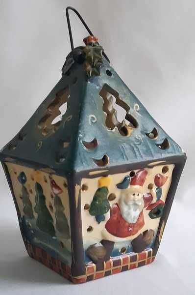 Подсвечник керамика Фонарь