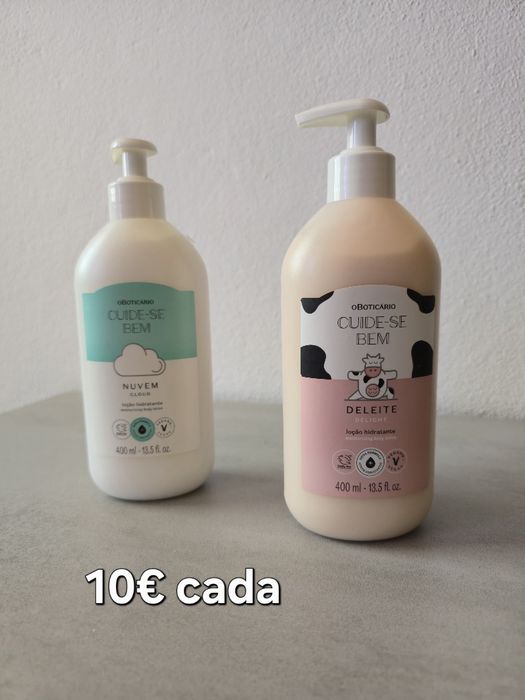 Vários produtos Boticário novos