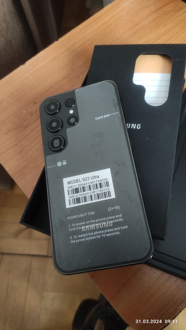 Samsung galaxy s 23 ultra 12/512 Gb