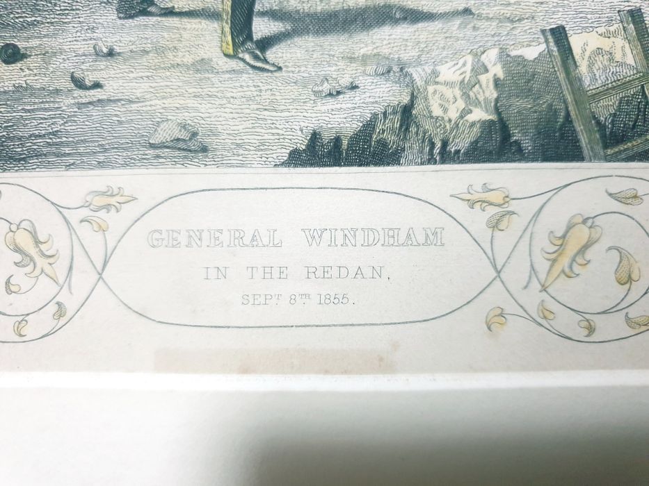 Militaria: General Windham - Antiga gravura colorida