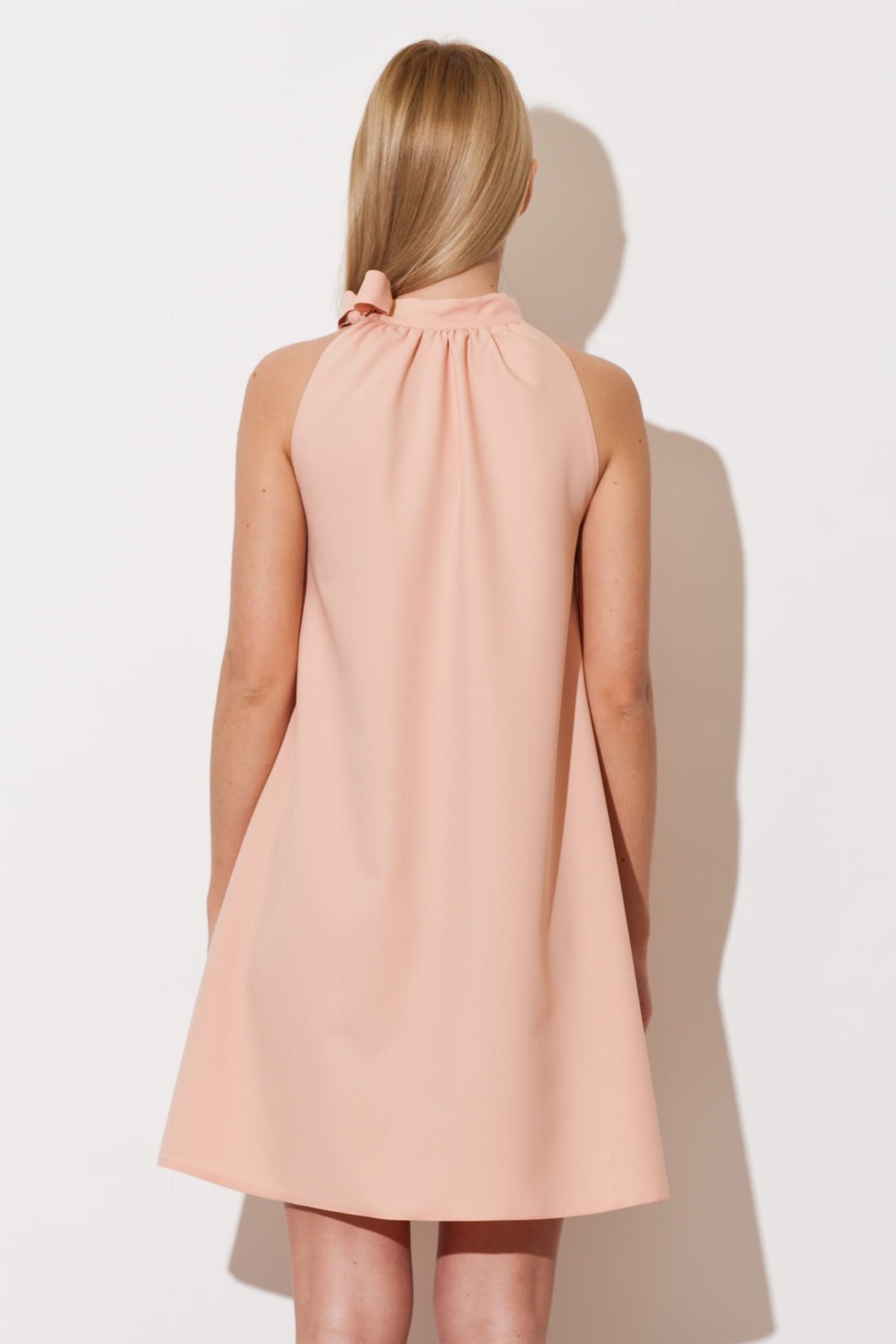 Figl Sukienka Elegancka Trapezowa Różowa S 36