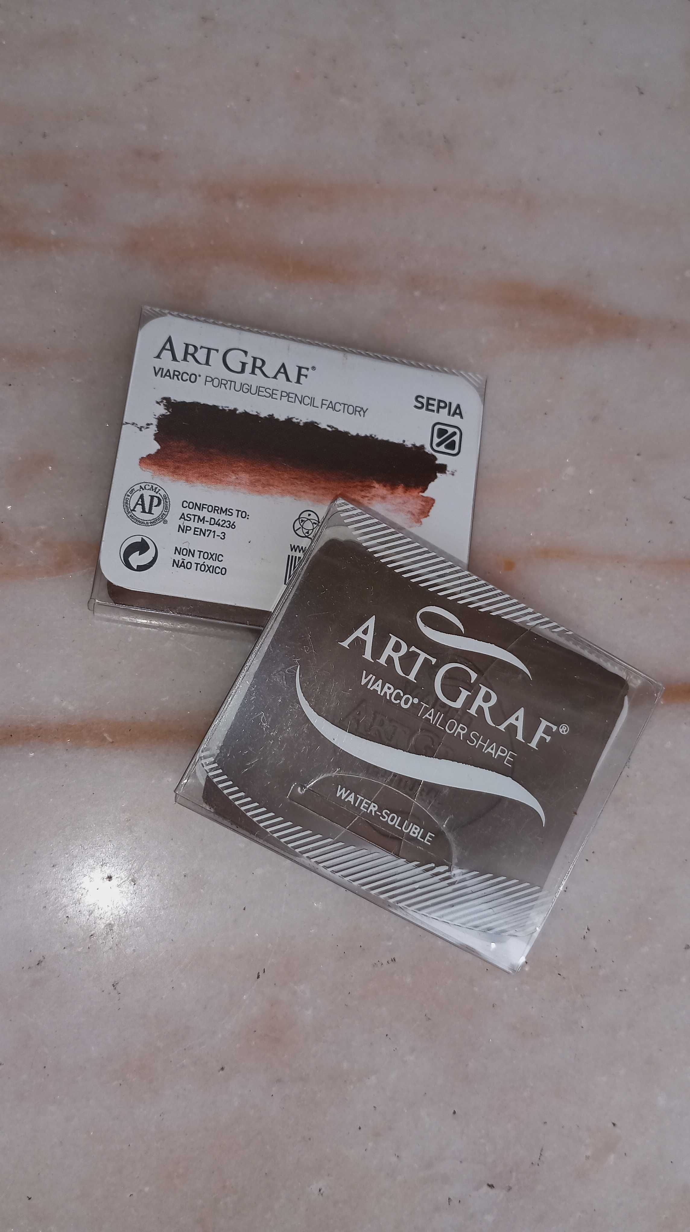 Grafite Aguarelável Artgraf - Forma de Alfaiate (SÉPIA)