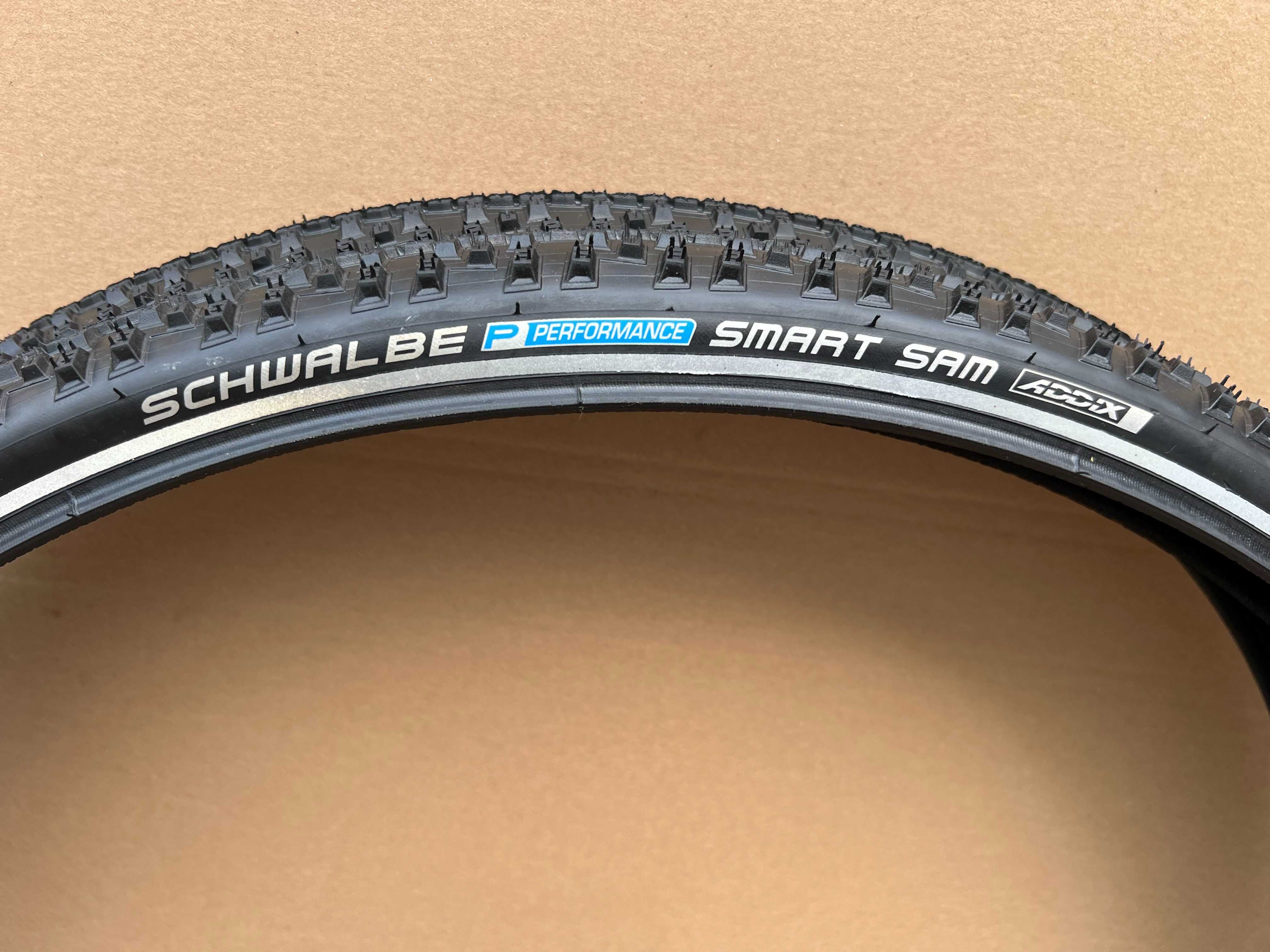 Opony SCHWALBE SMART SAM 28x1,65" ADDIX 44-622 Gravel NOWY Komplet 28"