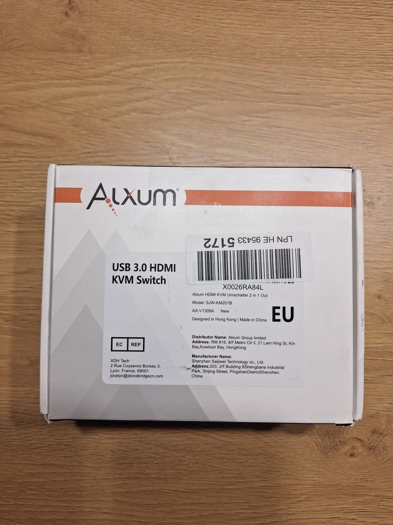 Axum USB 3.0 HDMI KVM Switch – przełącznik 2 w 1 dla dwóch komputerów
