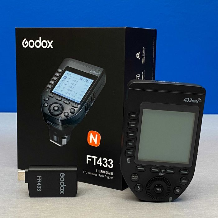 Godox FT433N (Nikon) - TTL Wireless Flash Trigger - NOVO