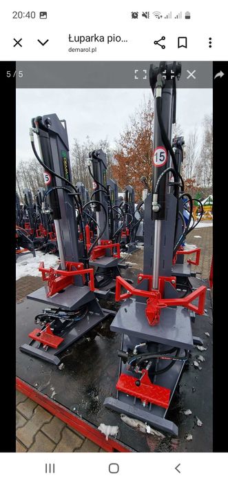 Łuparka do drewna 20T Pionowa