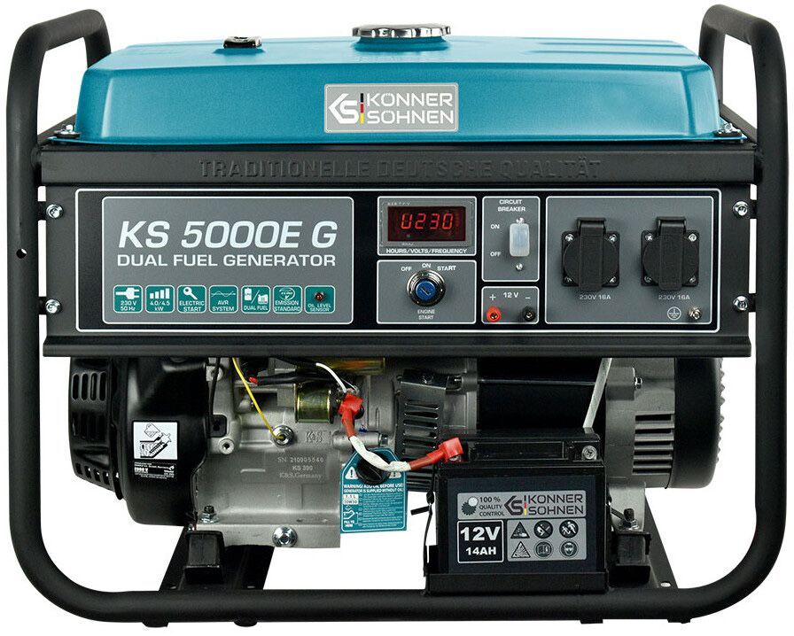 Газобензиновий генератор Konner&Sohnen KS 5000E G
