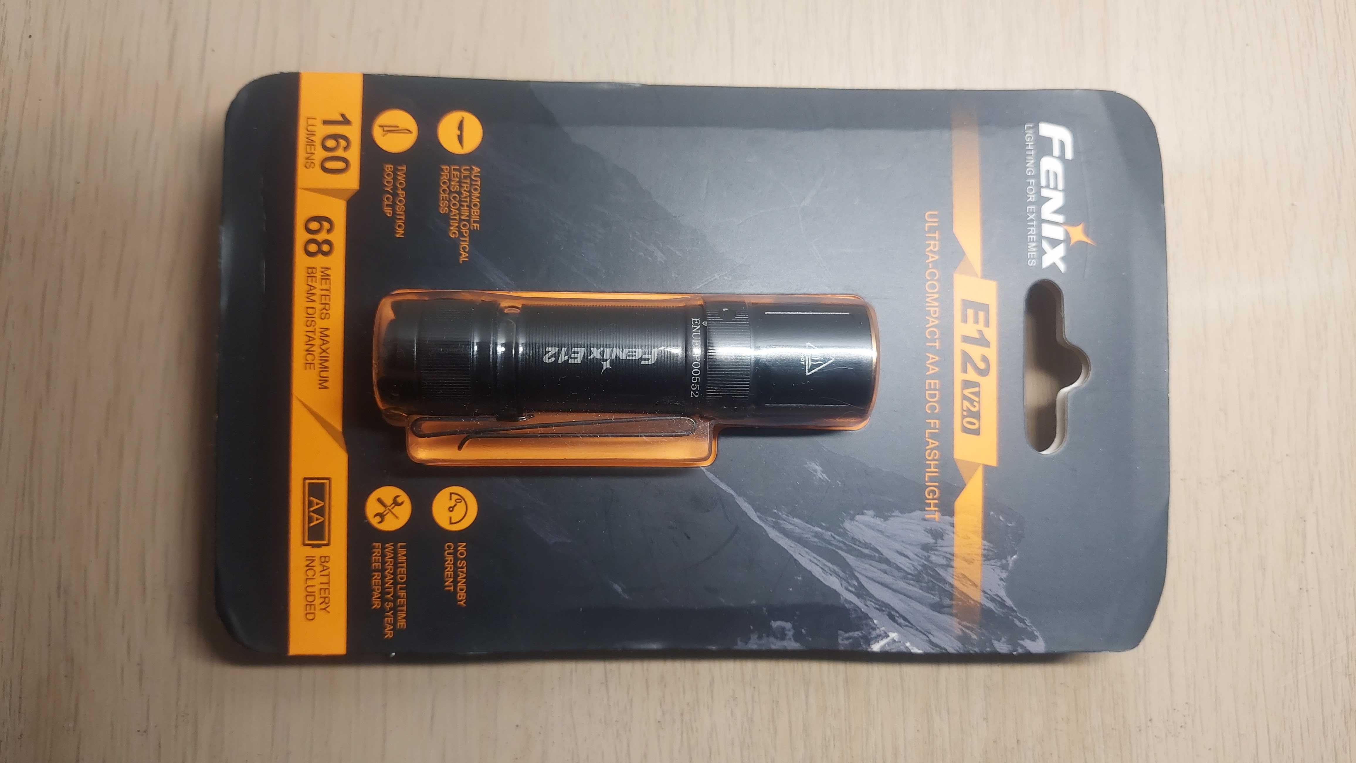 Latarka Fenix E12 V2.0