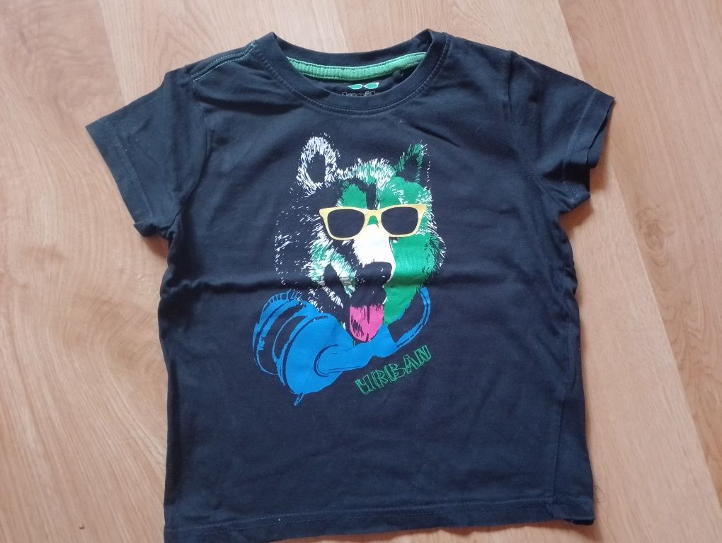 Koszulki T-shirty krótki rękaw r. 98-104 cm 7 szt.