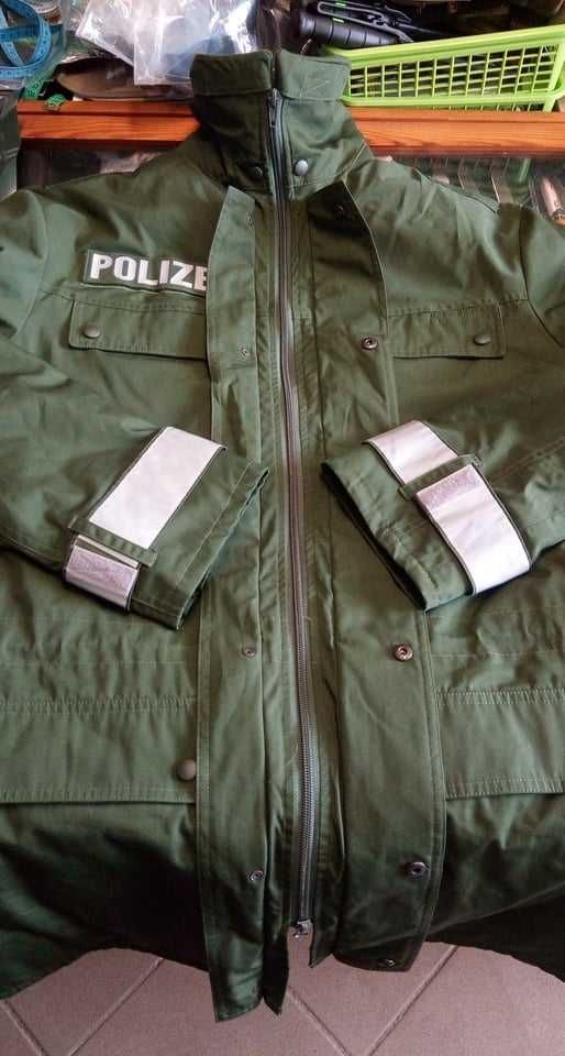 Parka/Kurtka Policja Niemcy r.H98 L/M Goretex polarowa podpinka j.Nowa