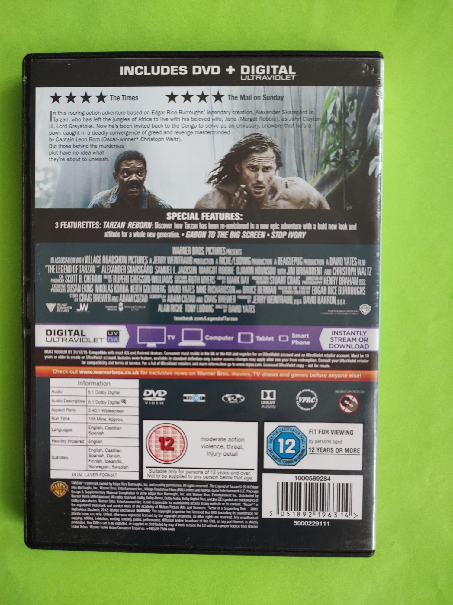 The Legend of Tarzan przygodowy  po angielsku