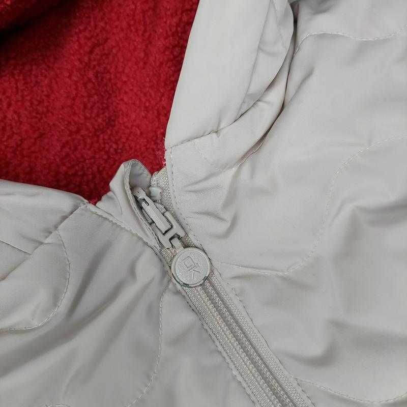 Двостороння куртка рожевий плюш 6років демі весна-осінь 110-116см