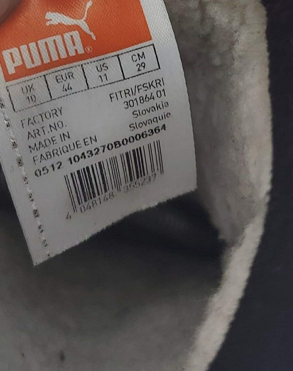 Чобітки термоботінки зимние puma gore tex оригінал 

Ромір по бірці: