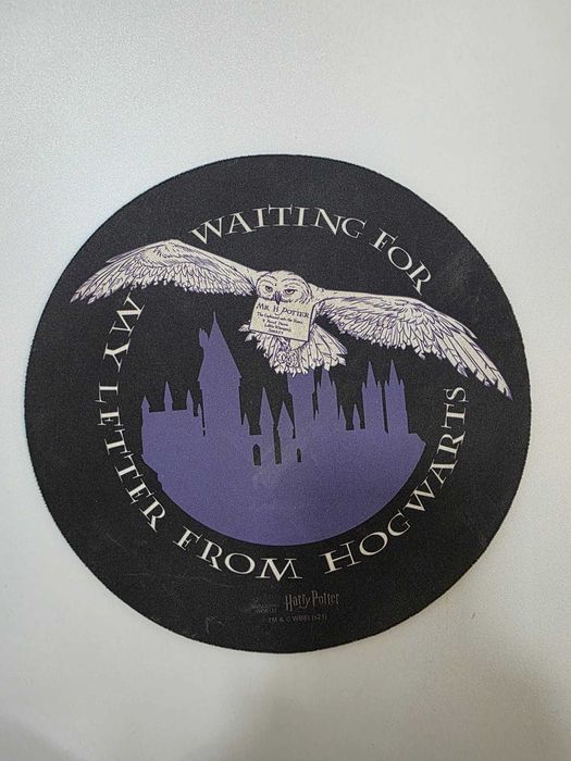 Harry Potter – Mouse pad redondo “Waiting for my letter from Hogwarts”