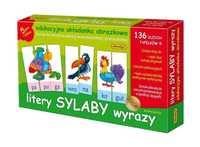 Układanka Edukacyjna - Litery Sylaby Wyrazy