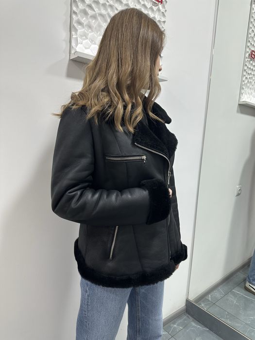 Дублянка з натурального хутра і шкіри (розмір S/M )