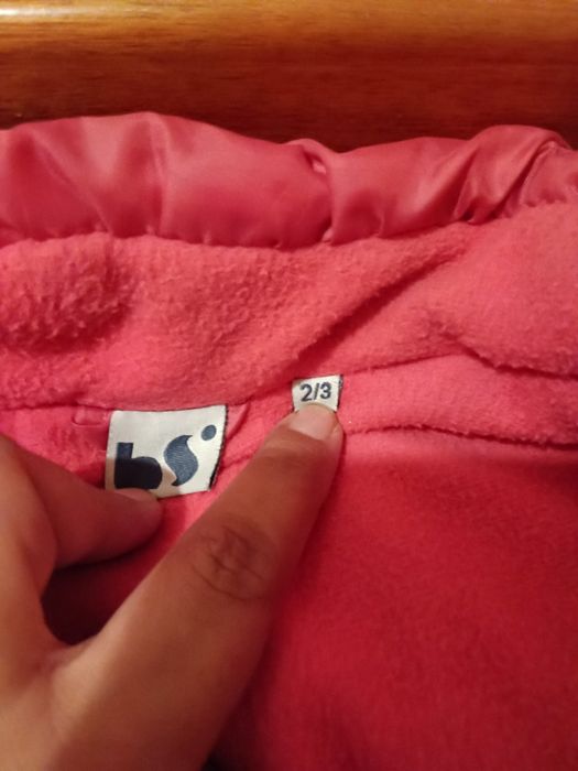 Casaco Cor de Rosa tamanho 2-3 anos