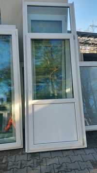 Drzwi balkonowe wysokie solidne i w świetnym stanie! 108x295 cm