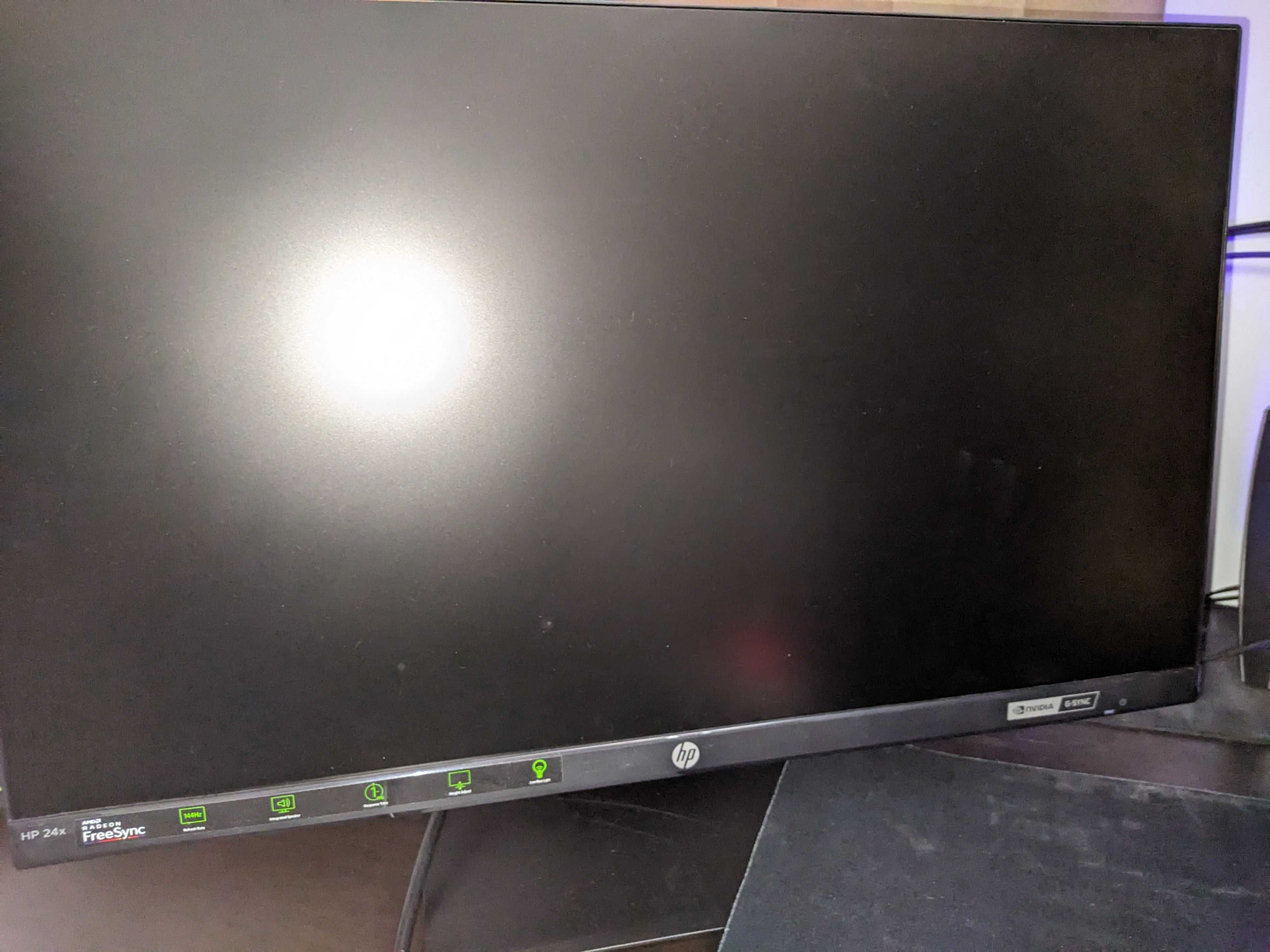 Monitor HP 24x para reparação ou peças