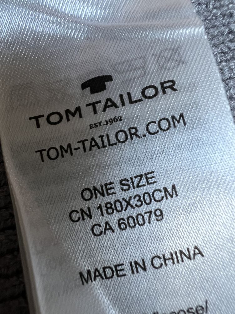 Nowy męski szal Tom Tailor szalik prezent na święta