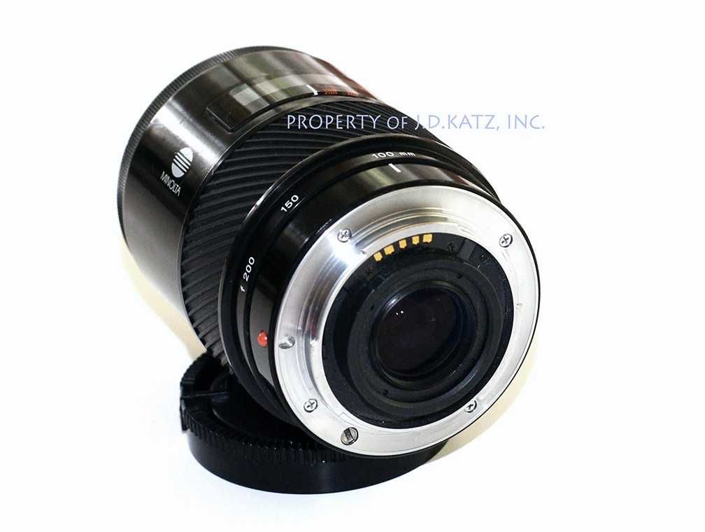 Obiektywy Minolta AF Zoom 35-70mm i Minolta/Sony AF 100-200