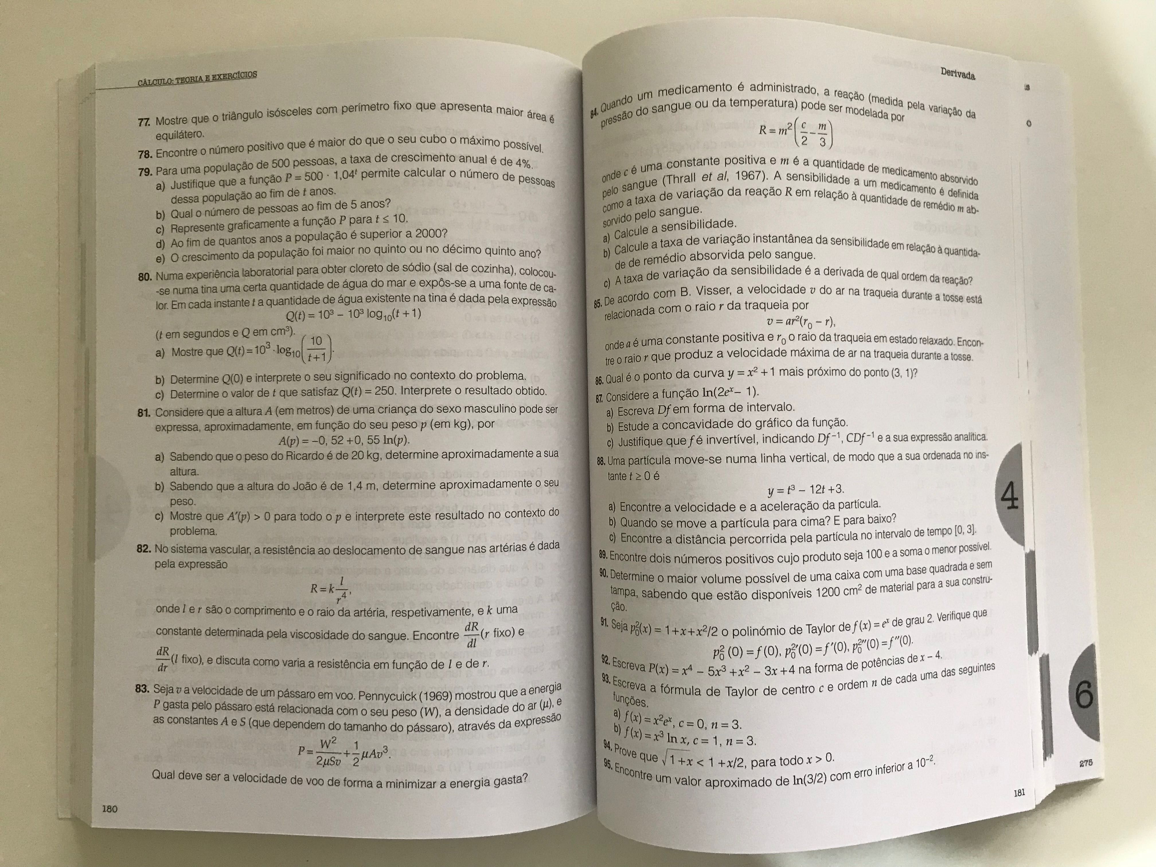 Livro: Cálculo - Teoria e Exercícios