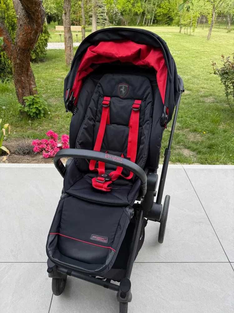 Wózek Cybex Priam Ferrari Edition Spacerówka Gondolka komplet