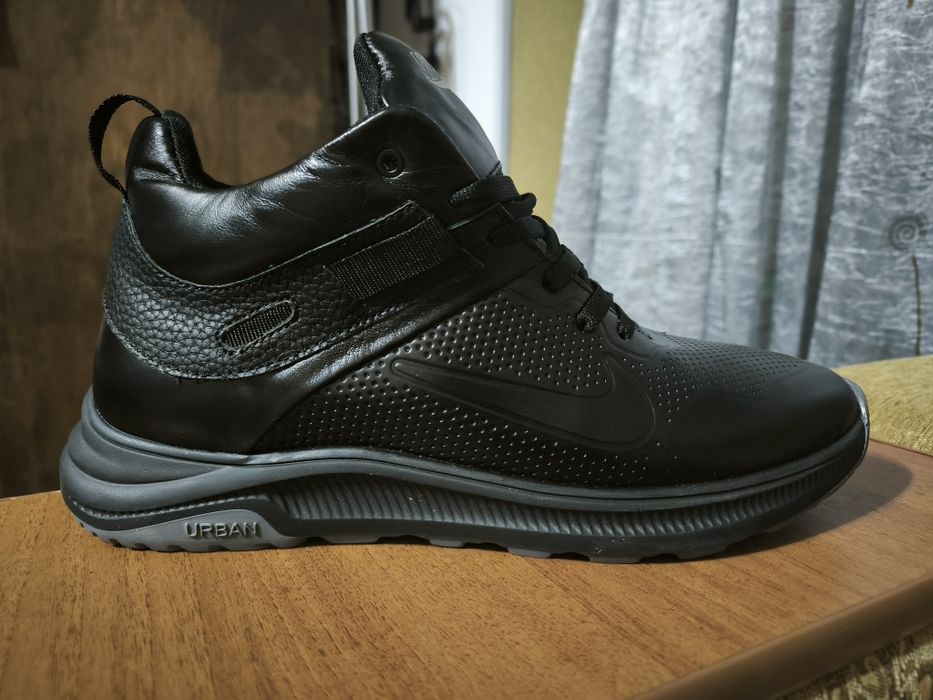 Мужские зимние ботинки кожа 44 размер