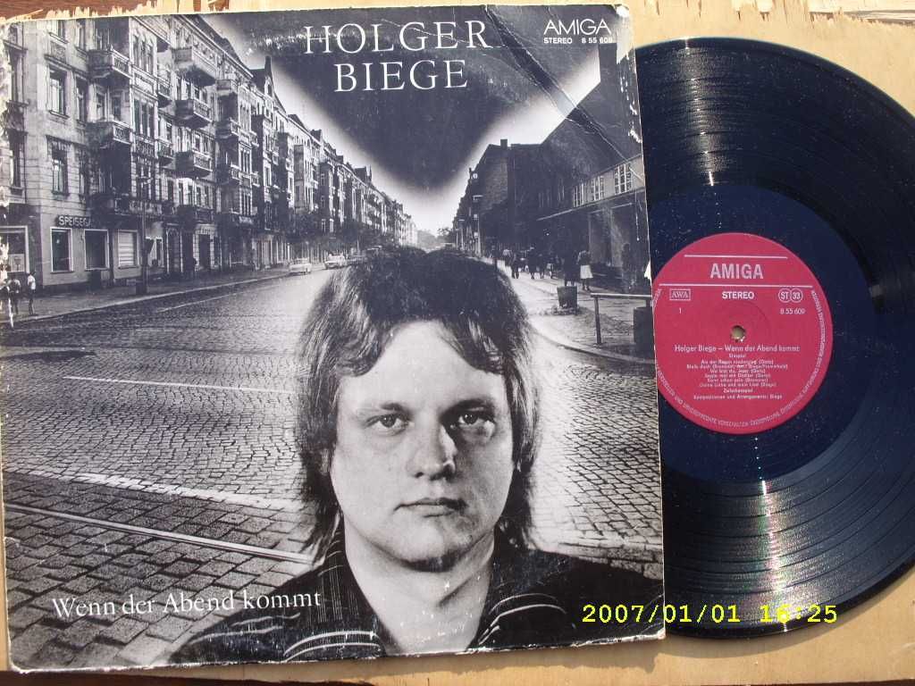 10.Plyta gramofonowa ; Holger Biege--Wenn der abent  1978 rok.