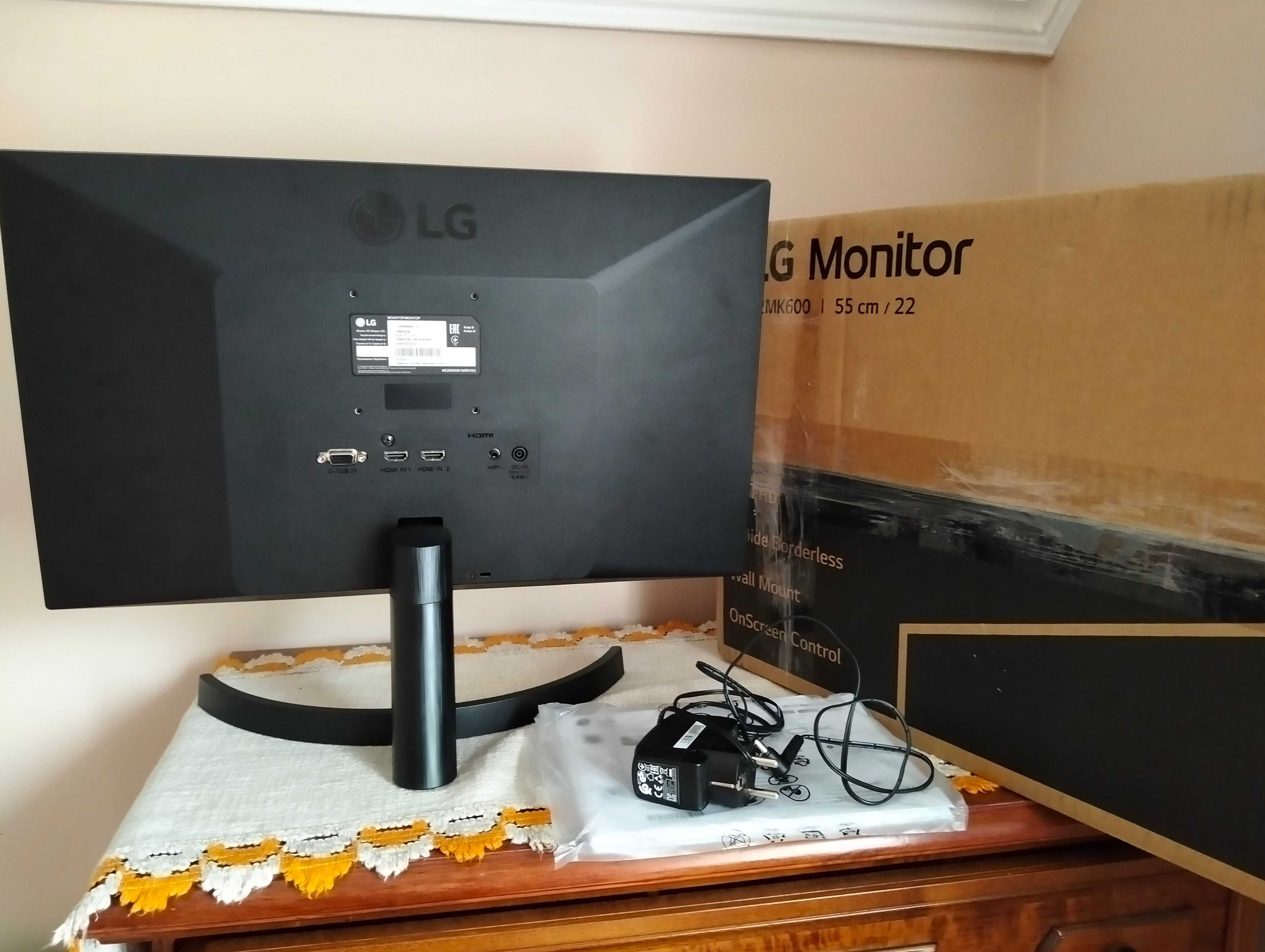 Led монітор LG 22mk600m-b IPS 75 Hz Full HD