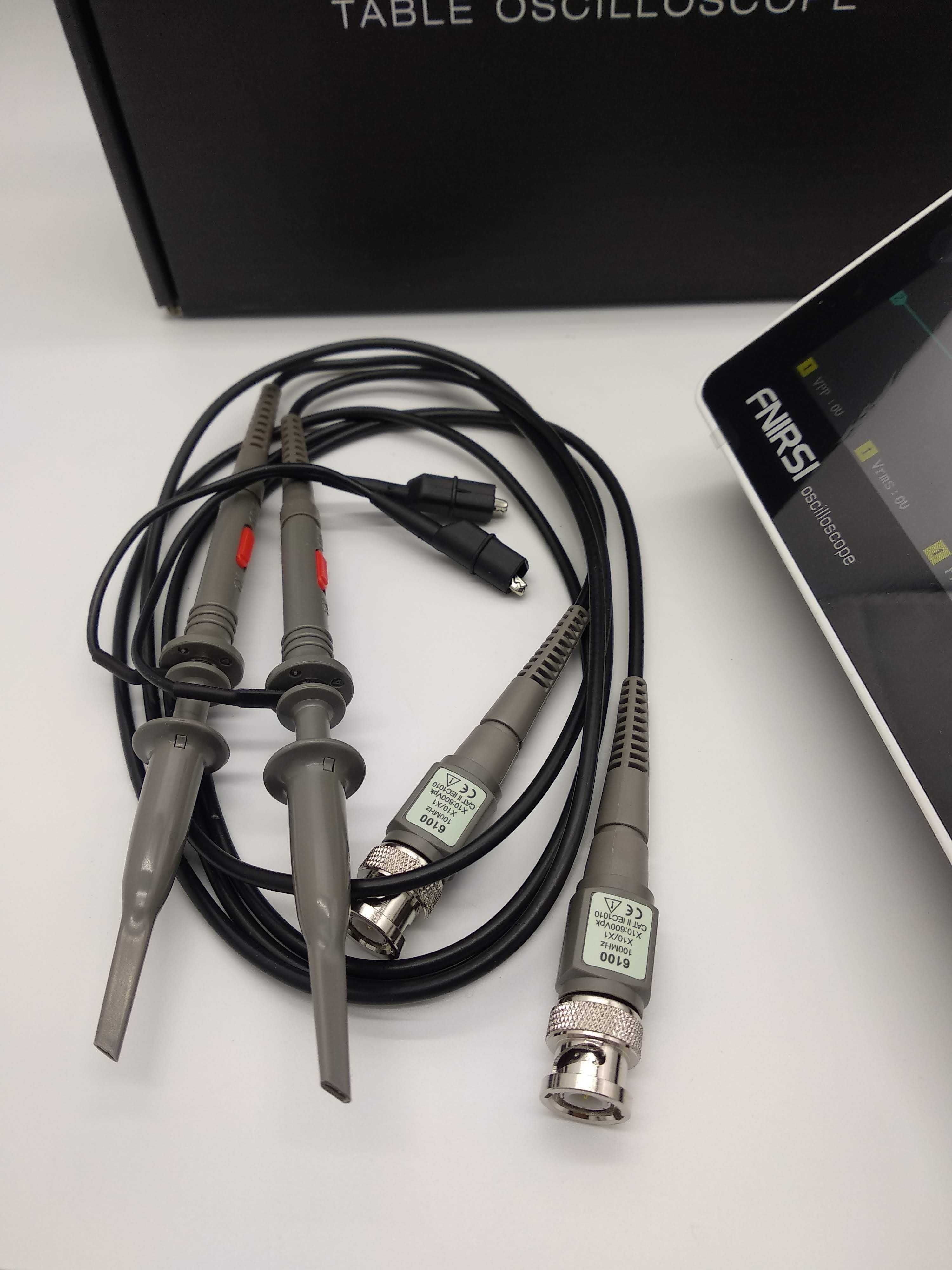 [NOVO] Osciloscópio Touch tablet de 100mhz 2 canais Com Garantia