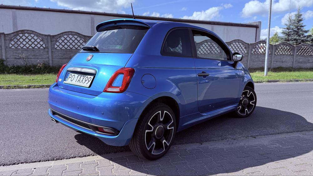 REZERWACJA-Fiat 500S Salon Polska, Bogate wyposazenie,