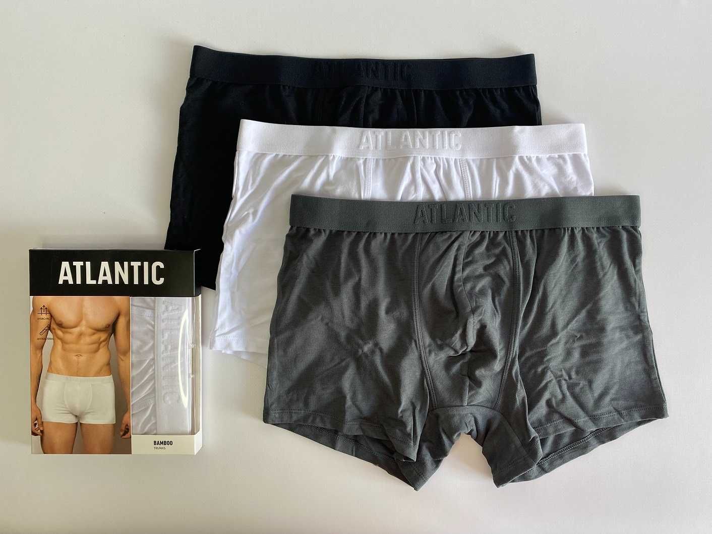Чоловічі труси боксери atlantic бамбук, мікромодал