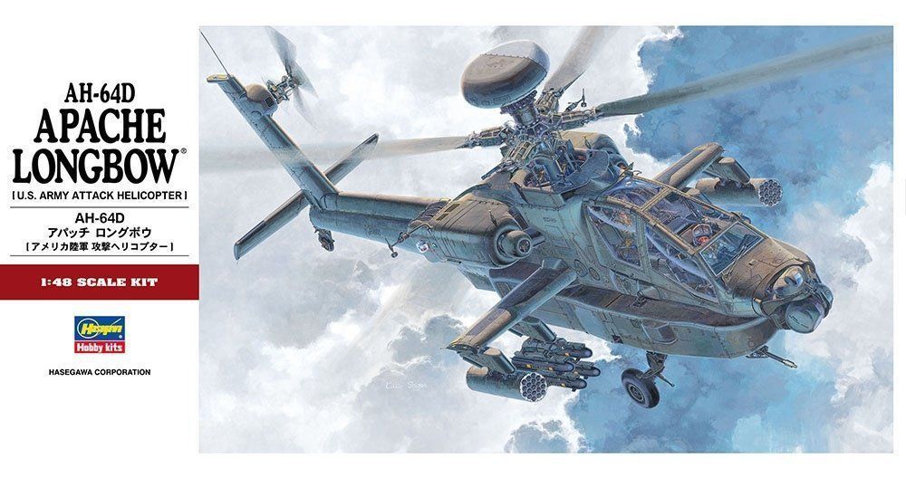 Hasegawa PT23 AH-64D Apache Longbow 1/48 model do sklejania
