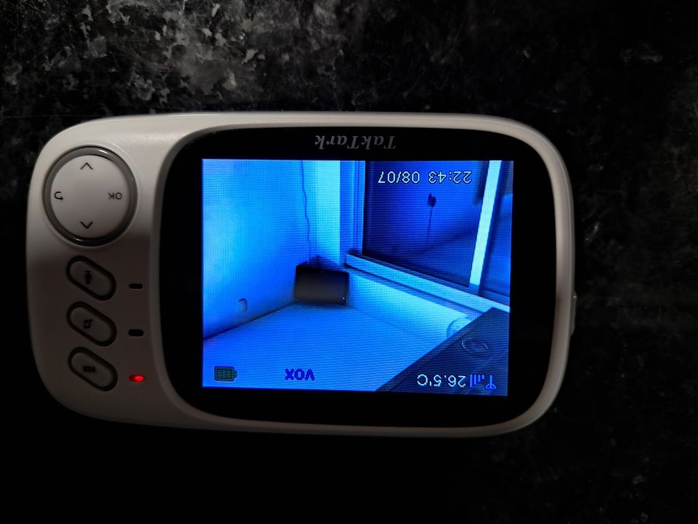 TakTark Câmara de vigilância para bebé, monitor de visão noturna, VOX,