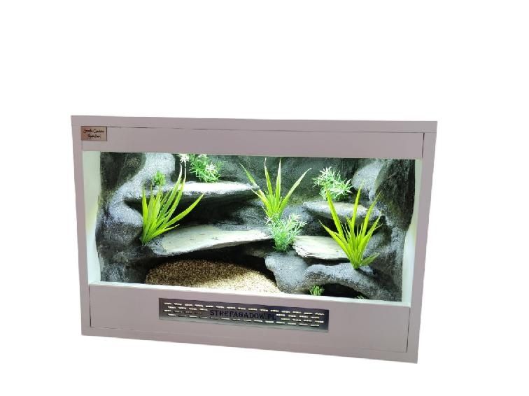 Terrarium dla gekona lamparciego białe 60x40x40 nowe